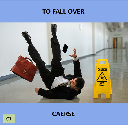 #PhrasalVerbsECI
('To fall over' = 'Caerse')
Ej.: “He fell over and twisted his ankle.” (“Se cayó y se torció el tobillo.”)
Pron.: /tuː fɔːl ˈəʊvə/
(elclementeingles.blogspot.com/2023/06/mierco…)