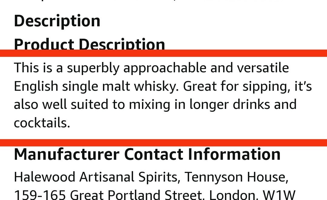 Look at this pish on Amazon. Seems to be having an Identity crisis. Because it's pish they call it British on the bottle because they think ppl will think it's a quality Scottish product.