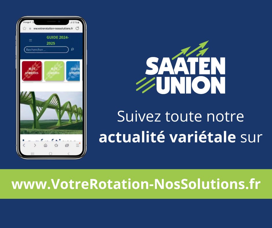 [GUIDE VARIÉTAL 2024-2025] 📲
Ttes nos variétés sont à retrouver sur notre guide digital : votrerotation-nossolutions.fr

🌾🌱☘ Céréales à paille, oléopros, couverts végétaux... Une large gamme d'espèces et de variétés pour répondre à vos besoins et aux enjeux de nos #agricultures !