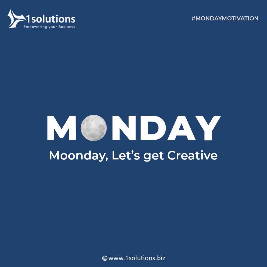 Embrace the magic of 'Moonday' 🌙 Let's infuse this Monday with creativity and make waves that illuminate the week ahead! ✨
.
.
.
.
#MondayMotivation #StartStrong #creativity #InspirationMonday #1solutions