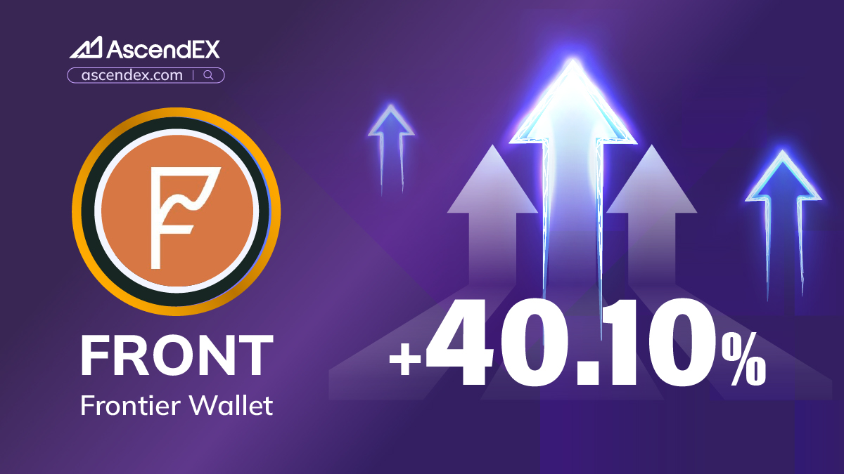 🚨 Price Alert! 🚀 $FRONT Jumps Up to 40.10% in 24 hours on AscendEX! @FrontierDotXYZ 💰Trade now👉ascendex.com/en/cashtrade-s… #FRONT #AscendEX #Crypto #CryptoCommunity