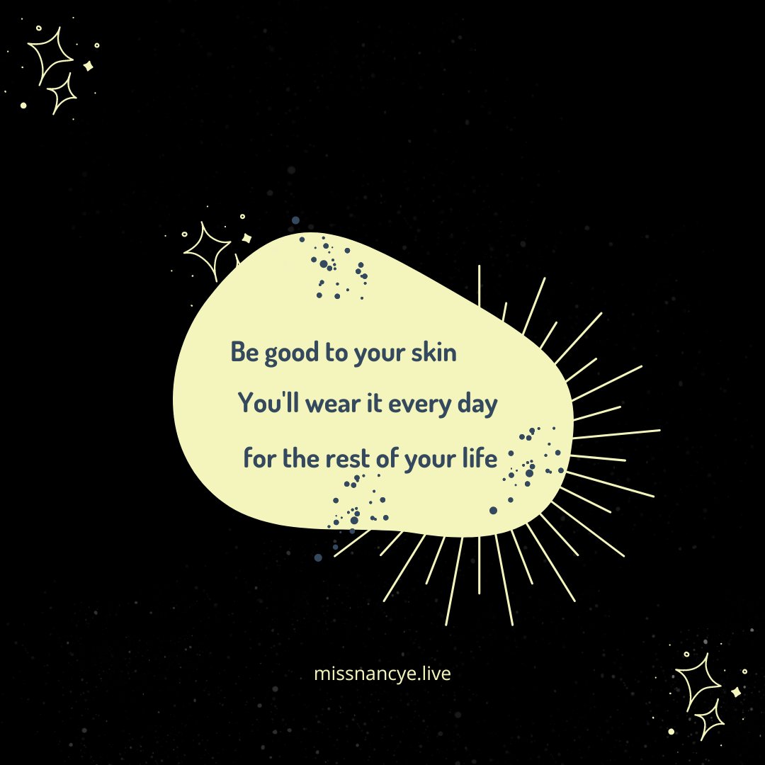 missnancye's tweet photo. Be good to your skin!
#Skincare #HealthySkin #GlowingComplexion https://t.co/I1vhscOxUP