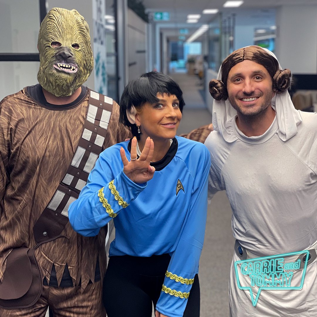 Two days late, but we’re celebrating Carrie’s favourite holiday for her FAVOURITE movie of ALL TIME! #MayTheFourthBeWithYou