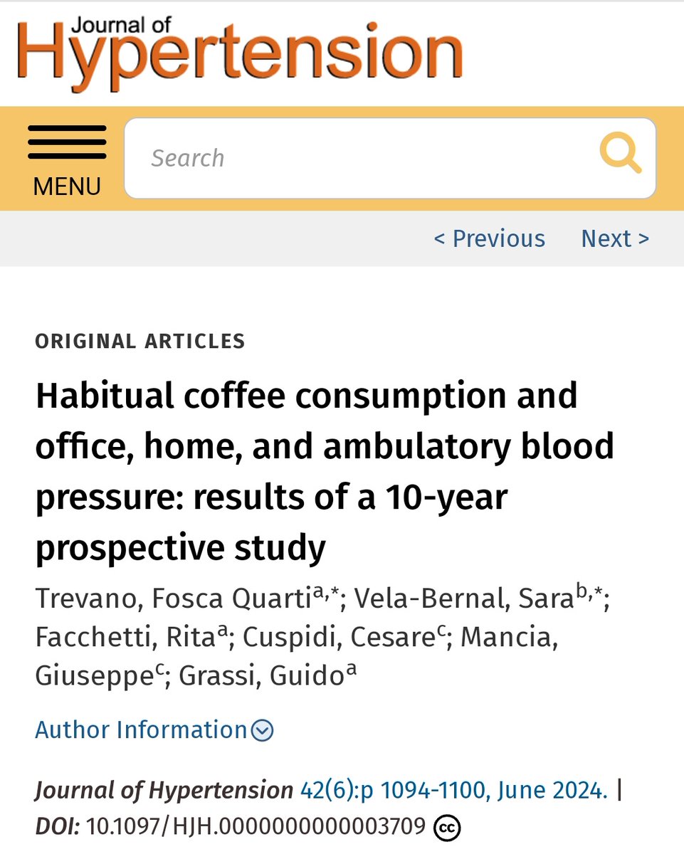 El café no provoca hpetension @SEHLELHA140_90 journals.lww.com/jhypertension/…