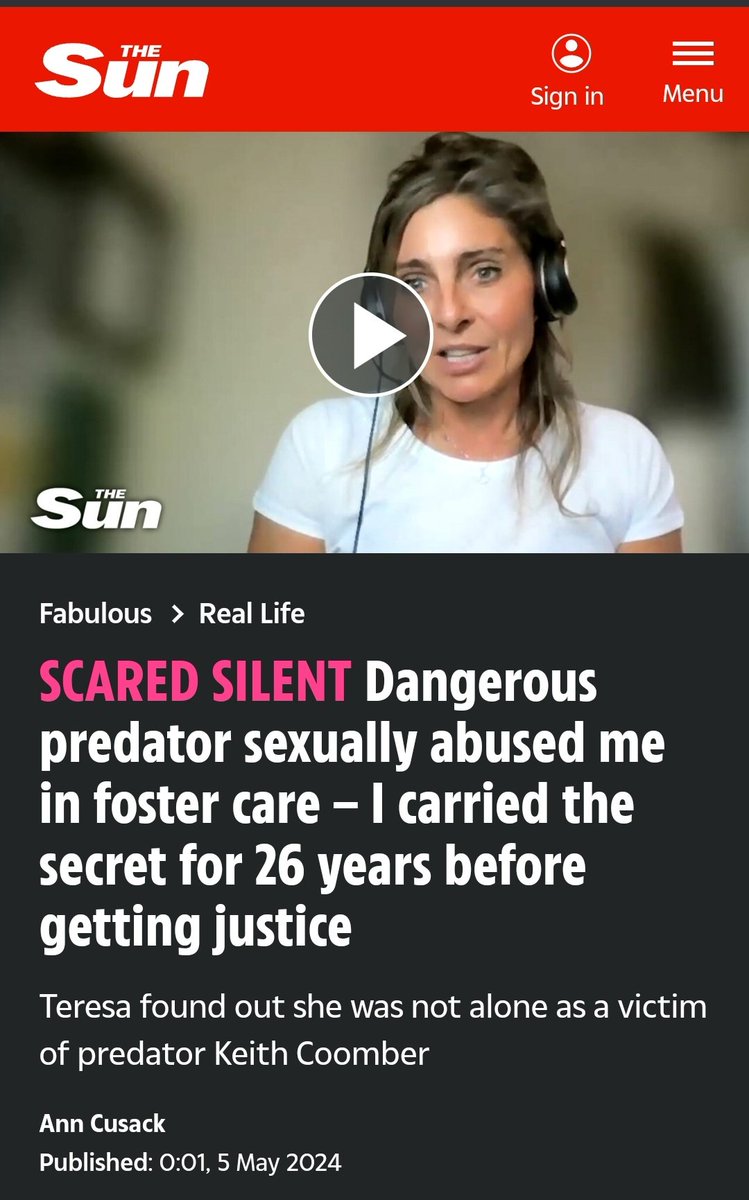 MASSACHUSETTS 
#SAVEOURCHILDREN 
#DefundCPS 

'SCARED SILENT Dangerous predator sexually abused me in foster care...'

'I told him to leave me alone, but he got in anyway – and sexually assaulted me.'

thesun.co.uk/fabulous/27621…