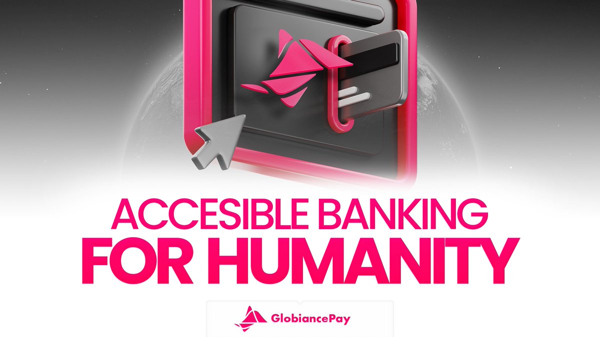 Introducing a revolutionary concept: 

✅ A Bank for everyone, regardless of background, location or income level.

Our mission is simple - to empower every individual with access to financial services, fostering opportunity and growth for all humanity. 🌍

Join the GlobiancePay…