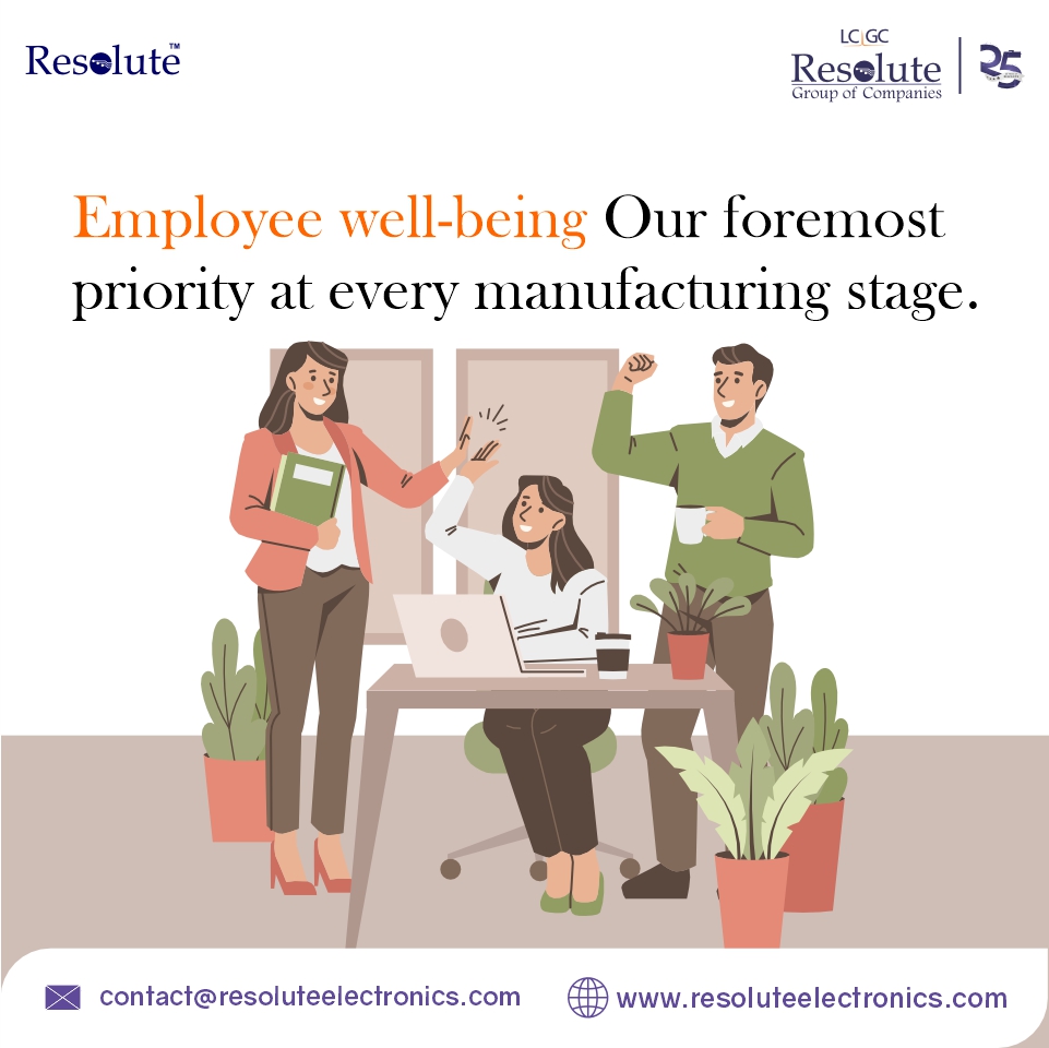 By prioritising our employees' health and safety in all production activities, we not only ensure their safety but also drive success, innovation, and productivity.

#Employeewellbeing #EMS #ElectronicManufacturing #Operationalexcellence #Resolute25