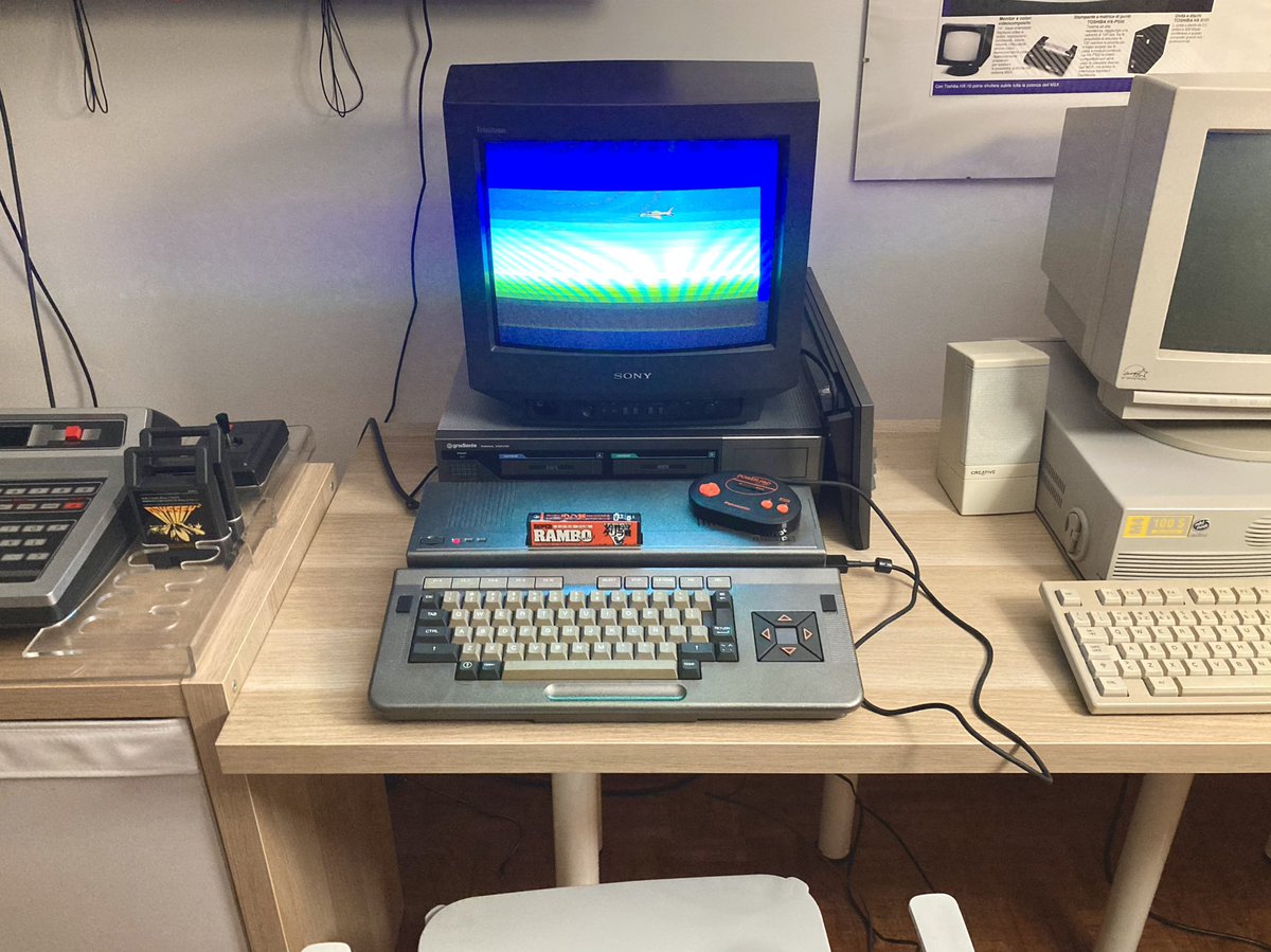 And the daily setup (#Philips NMS 8235) #MSX #MaySiXth