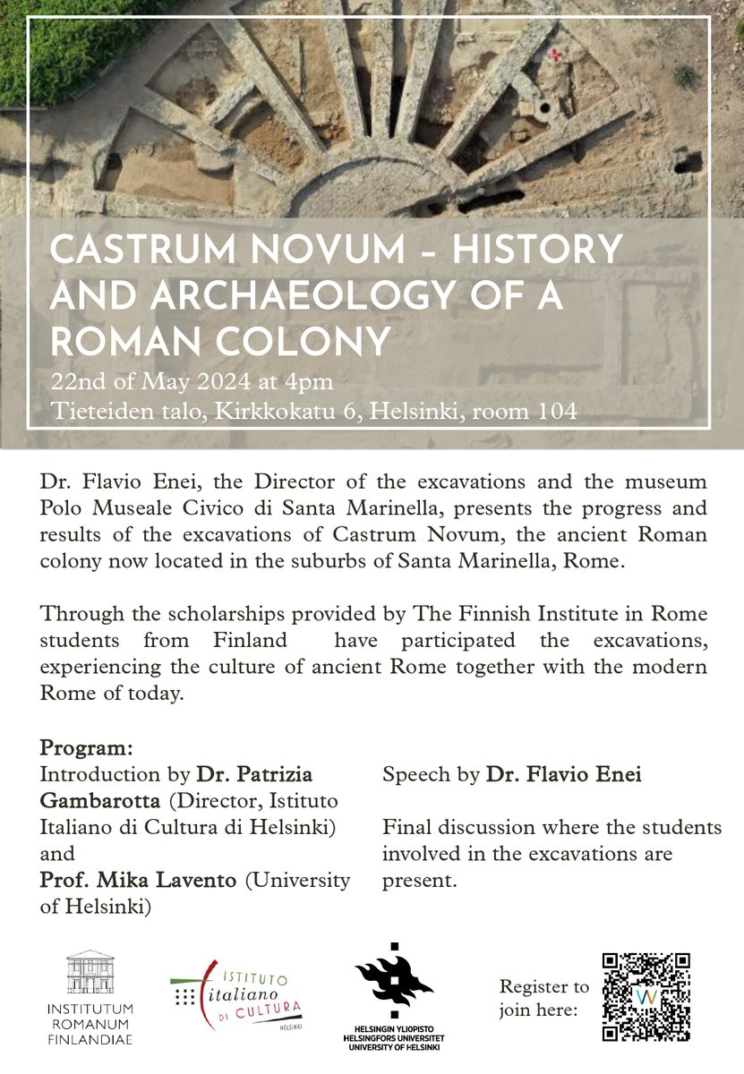 Villa Lante (@irf_rome) on Twitter photo 🇫🇮 Join us in Helsinki for a conference organised in collaboration with <a href="/IICHelsinki/">IIC Helsinki</a> . 🇮🇹
For further details and registration: irfrome.org/en/conferencec… 🇫🇮 Join us in Helsinki for a conference organised in collaboration with <a href="/IICHelsinki/">IIC Helsinki</a> . 🇮🇹
For further details and registration: irfrome.org/en/conferencec…