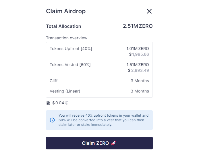 ZeroLend Airdrop Claim is Now Live! 🪂 Claim here: app.zerolend.xyz/rewards - Listed on Bybit exchange - Current price: $0.00065 Better than REZ 😂 Much Better.