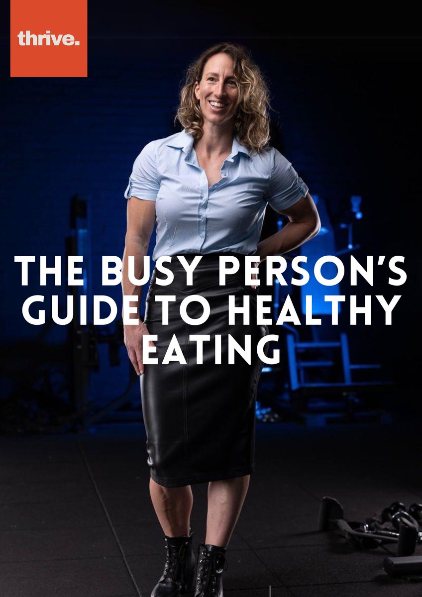 The Busy Persons guide to healthy eating REVAMPED ⬇️ - The #1 ingredient to a successful weight-loss journey - Super simple ways of keeping on track even when you are super busy. - Quick easy meal ideas. - ⁠Complete meal plan examples Retweet for your free copy