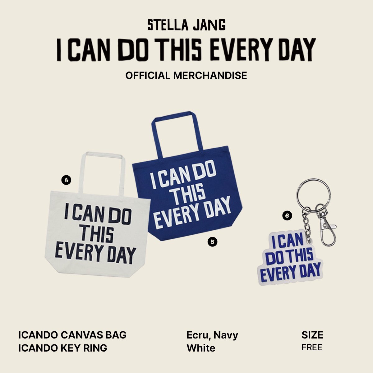 interstellajang's tweet photo. STELLA JANG
Official Merchandise!

스텔라장 [I CAN DO THIS EVERYDAY] MD 판매를 진행합니다✨

▸ OPEN: 2024. 05. 07(TUE) 6PM(KST)
▸ WEB: https://t.co/Sn7zmhvTTn https://t.co/oUyZj4Q9E5