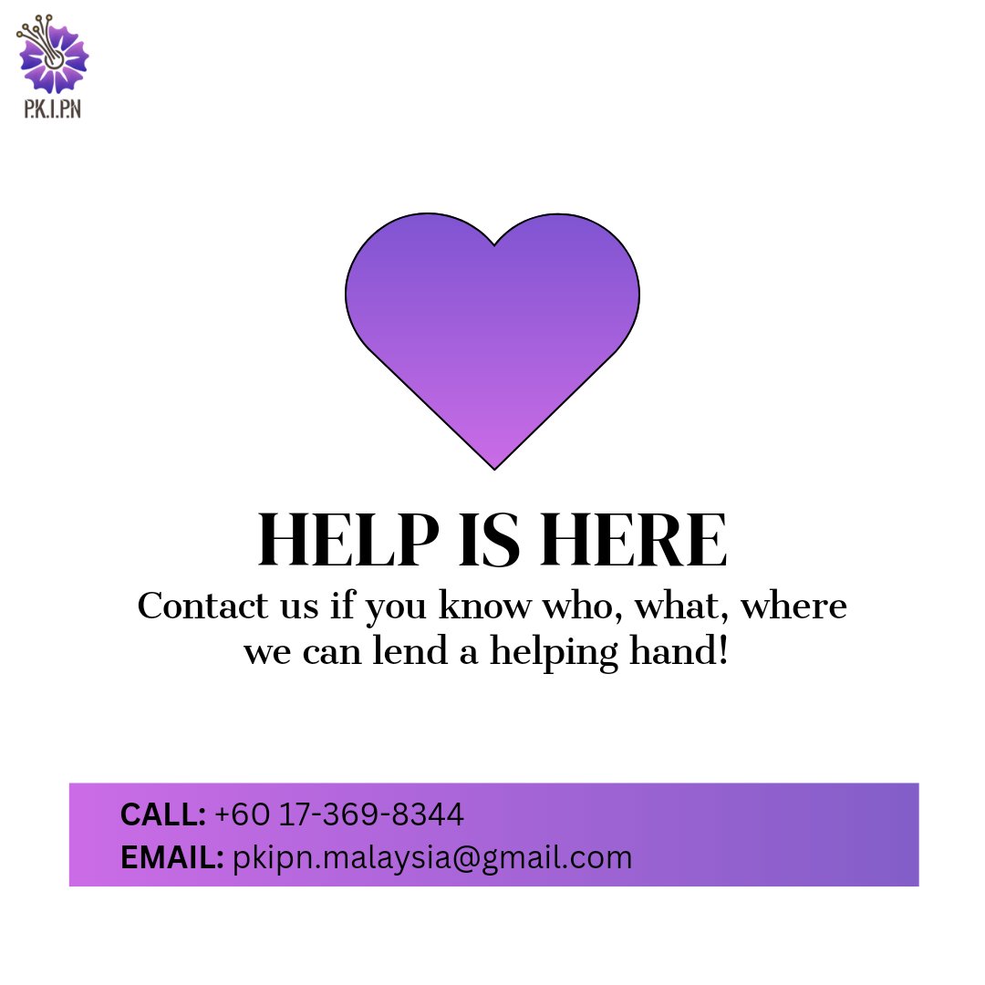 If you know who, what, where we can extend our help to? Reach out! 💜🌺
.
.
#malaysia #ngo #ngomalaysia #pkipn
#selangor #hibiscus #purplehibiscus #b40 #m40 #gov #freemoney #help #business #president #support #helpothers #bungaraya #group #environment #whatapp #kl #johor #ipoh
