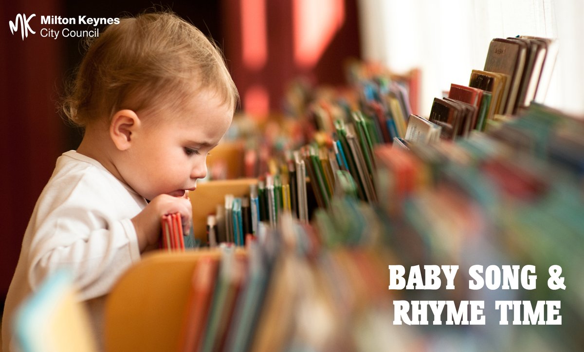 Are you looking for ways to entertain your baby? We have #Song and #Rhyme time for the Under 2s at Central #Library every Tuesday from 10-10.30am. It’s free and there’s no need to book – just turn up with a smile and make new friends. milton-keynes.gov.uk/storytimes