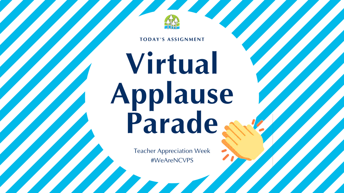 Happy Teacher Appreciation Week! ⭐⭐⭐⭐⭐ We're kicking off with a Virtual Applause Parade. Give our rock star teachers some love and a round of applause by posting the 👏 emoji in the comments! #NCVPS #TeacherAppreciationWeek #ThankaTeacher #WeAreNCVPS