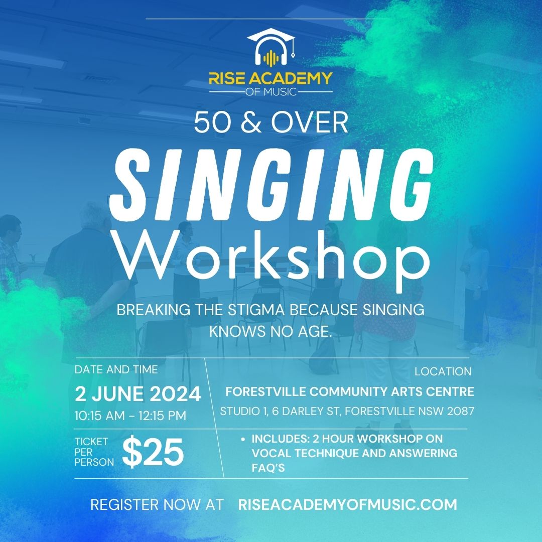 🎶 Join us on Sunday, June 2nd, for a transformative singing workshop tailored for the 50 and over crowd. From vocal techniques to breaking barriers, we've got you covered. Let's tune into your vocal potential and answer all your burning questions! 🔥 #SingingWorkshop