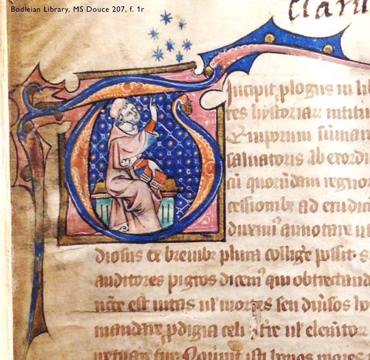 #TIH #OTD in #BookHistory 6 May 1236: Death of Roger of Wendover, Benedictine monk & 1st of several important chroniclers at St Albans. His best-known work, Flores historiarum, survives in 2 #MedievalManuscripts—incl. the 1 in the 📷—& an edition in Matthew Paris’ Chronica majora