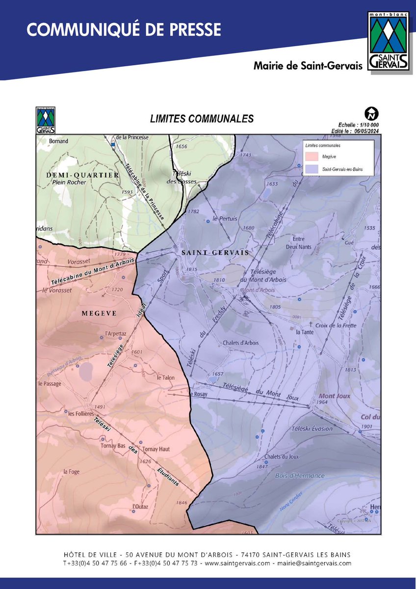 Conflit #Megève VS #saintgervais - ou quand le maire de Megève cherche en fait à annexer le territoire communal de Saint-Gervais 😡