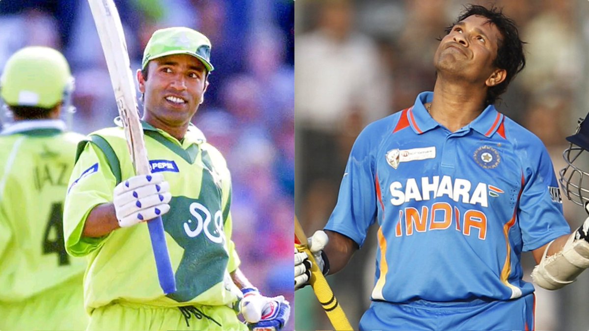 #DidYouKnow !!! 1347 - Sachin (1998) 1000 - Anwar (1996) Sachin Tendulkar & Saeed Anwar only Players to Score 1000+ ODI runs, While Chasing in a Calendar year.