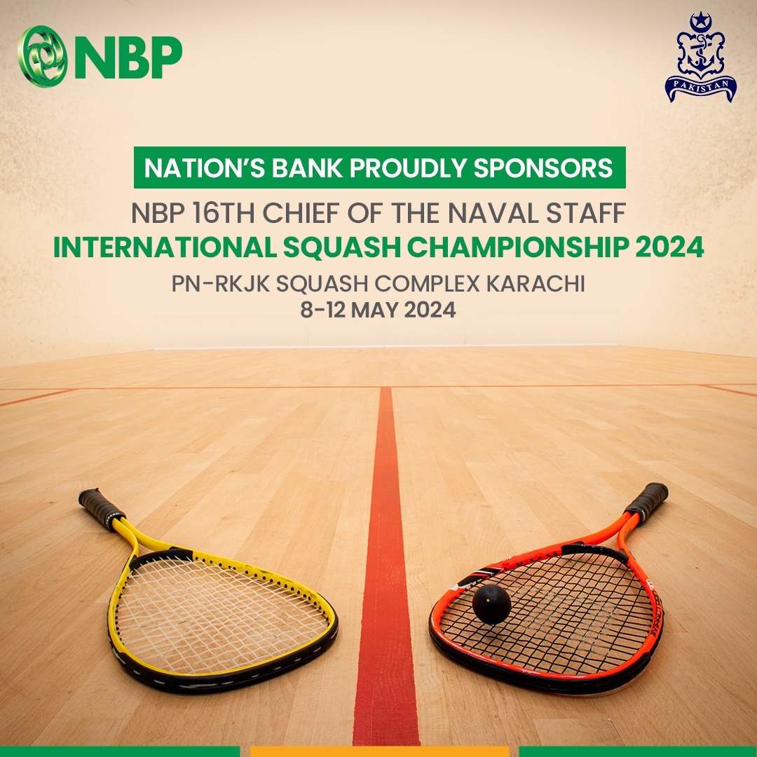 Nations Bank Proudly Sponsors NBP 16th Chief of the Naval Staff International Squash Championship 2024 🏆 #NationalBankofPakistan #NBP #NationsBank #InternationalSquashChampionship2024