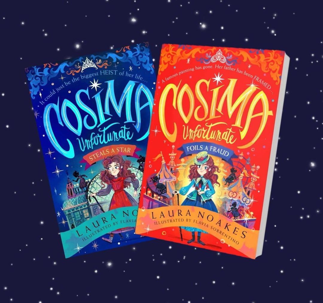 It is ⭐EXACTLY⭐ 1 month till COSIMA 2 is released. If you send an email to hello@lauranoakes.com with proof of your pre-order, I will post you*: ⭐ a signed & personalised Cos-inspired postcard! ⭐ a starry sticker with the quote from book 2 on it! ⭐ a Cos bookmark!