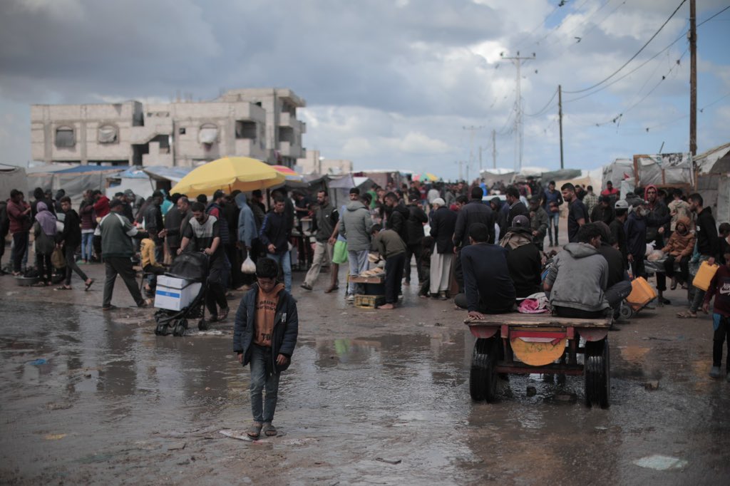 Everyone here in #Rafah is exhausted. Families have been forcibly displaced again and again. Forced to move with minimal notice and next to no means. My colleague worries for his elderly parents. I can see he is at breaking point.