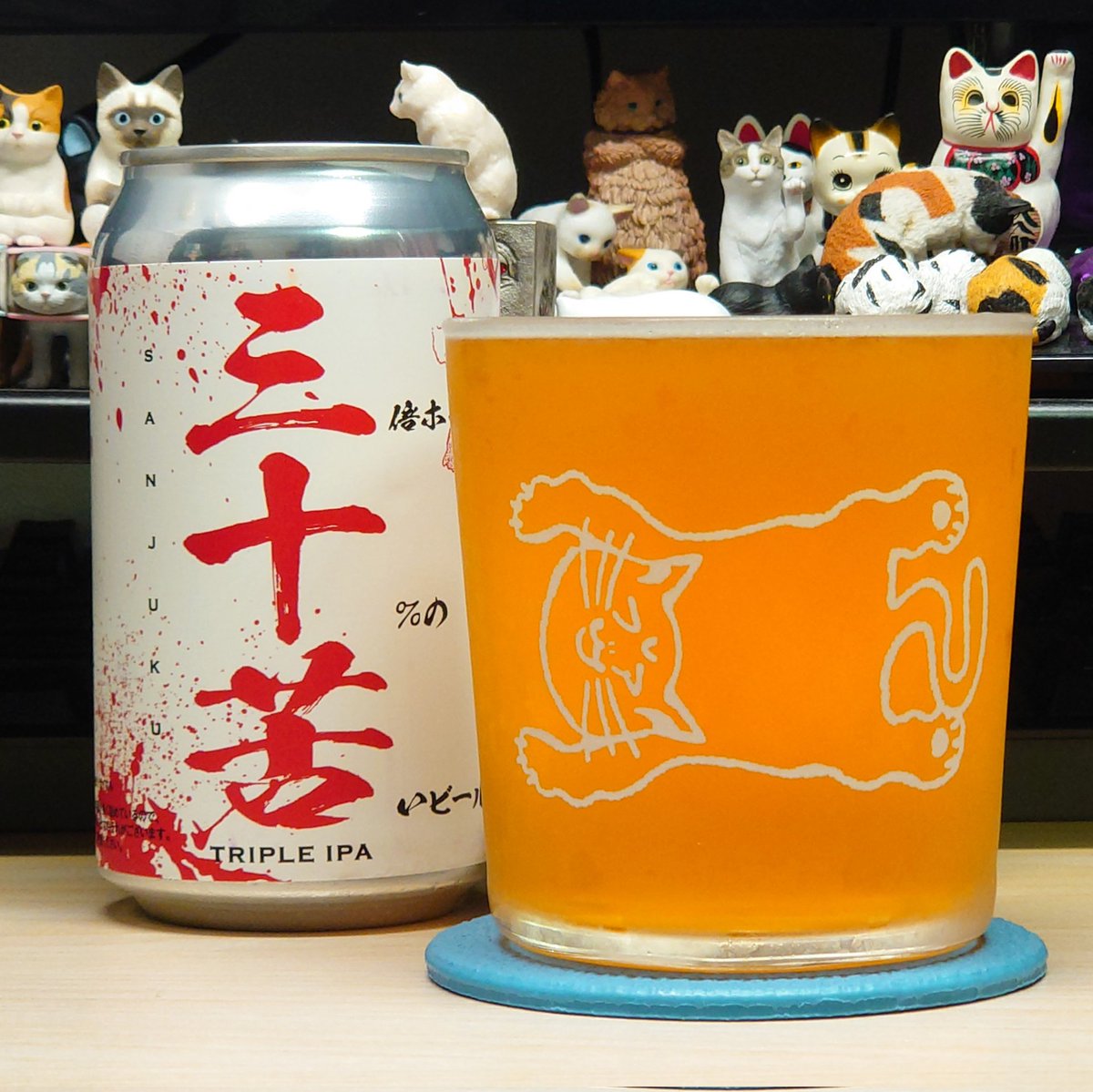 #うしとらブルワリー
『三十苦』
ABV 10%
Style:TRIPLE IPA
ハイアルキレ苦柑橘ジューシー！
#OkinawaWeekendBeerParty2024spring 以来のうしとらさん。
ガツンと旨い！
#ビール #beer #クラフトビール #craftbeer #酒のスマイル（@sakenosmile_oki）