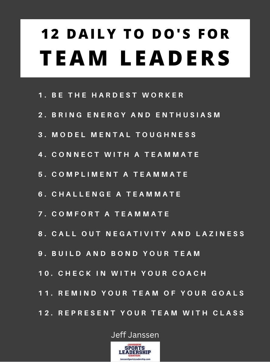 12 Daily To Do's for Team Leaders #LeadershipMatters #CultureWins