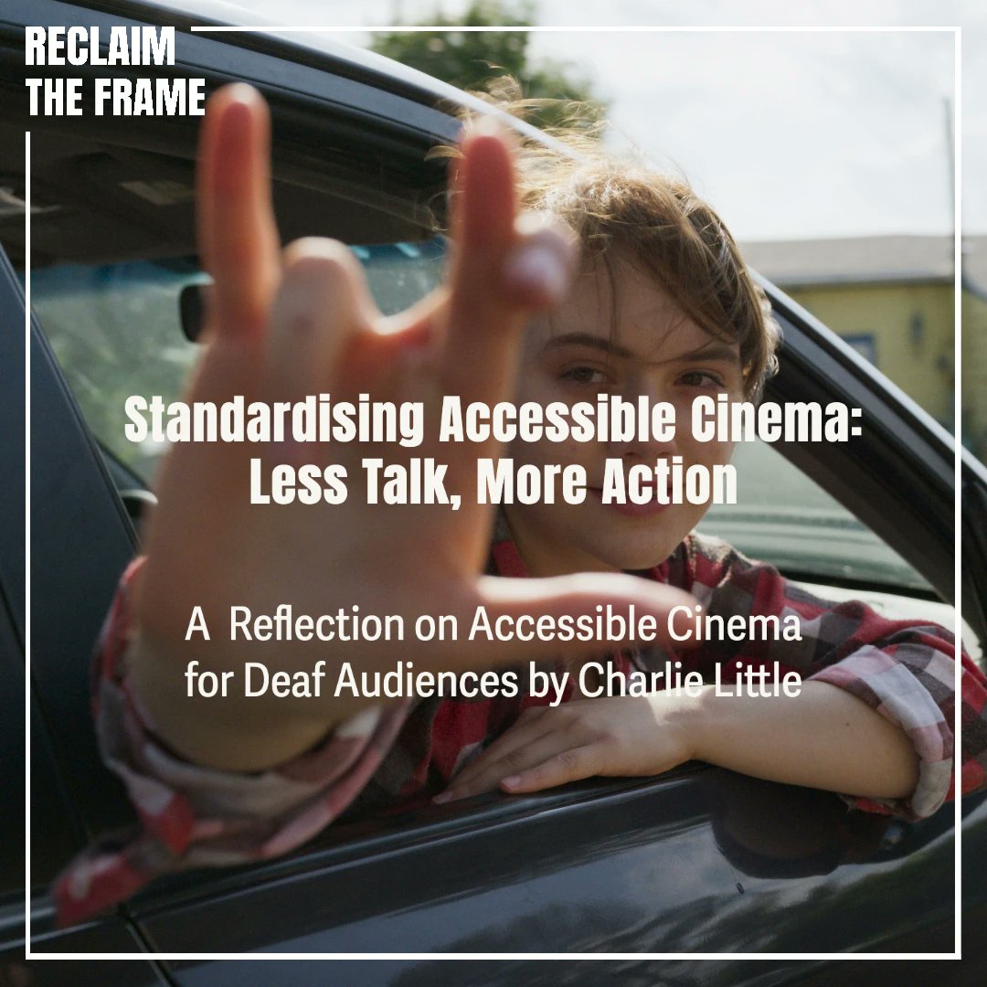 It's #DeafAwarenessWeek! In 2023, our Access & Inclusion Consultant @ALittleOutlook wrote about the landscape of Deaf inclusion in film exhibition. A year on, we feel there's been little improvement to reliable accessible screenings across cinemas
 
Read➡️ shorturl.at/fvJS4