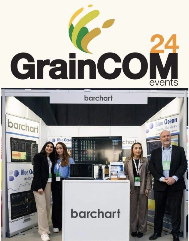 BlueOceanTS's tweet image. Blue Ocean Trading services will be at GrainCom in Geneva from the 14th to 16th of May.
Pop over to our stand to discuss your market data needs!  #BlueoceancmdtyView  #barchart  #graincom  #Commodities #blueocean   #barchart #graincomevents 
#blueoceantradingservices