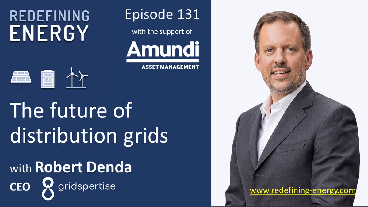 🎙️Ep131: The future of distribution grids #applepodcast podcasts.apple.com/gb/podcast/red… #spotify open.spotify.com/show/4FDIRo16s… @MegaWattXinfo and @gerardreid14 discuss distribution grid modernisation with @RobertDenda CEO @gridspertise An episode powered by @Amundi_FR @Amundi_ENG