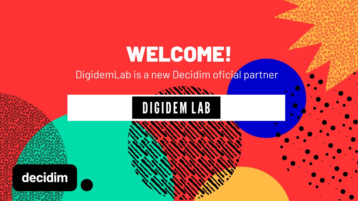 decidim_org's tweet image. 🎉 Exciting news! We are grateful to announce a new Decidim official partner: @digidemlab. With them, we have 11 service providers organizations recognised as official partners. Thanks for contributing to Decidim ❤️
decidim.org/partners/