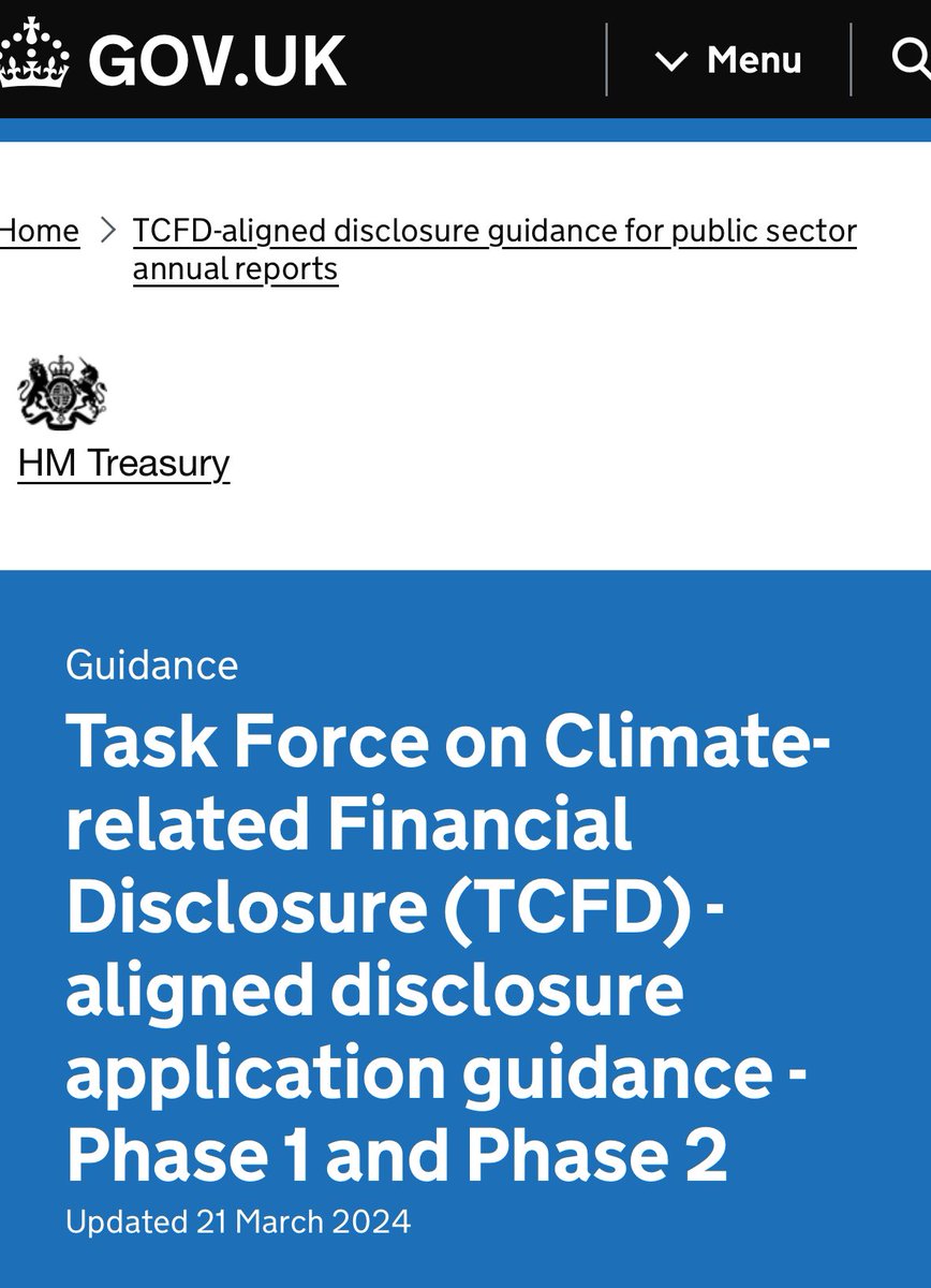 ESG DISCLOSURES - For those believing the Telegraph headline this morning … you are being fooled. HMRC will police all companies from 2025.

The Government has already signed you up. Read this carefully. 

TCFD – Task Force on Climate related financial disclosures.

This