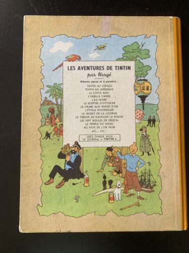 How would you preserve the condition of this valuable Tintin comic if you were the lucky owner?

tintin au pays de l'or noir B4 1950 E.O Tbe
🔗 searchandcollect.com/item/tintin-au…
#SearchNCollect #eBay #Auction #FR #France #Comics #ComicBooks #ComicBKSearch