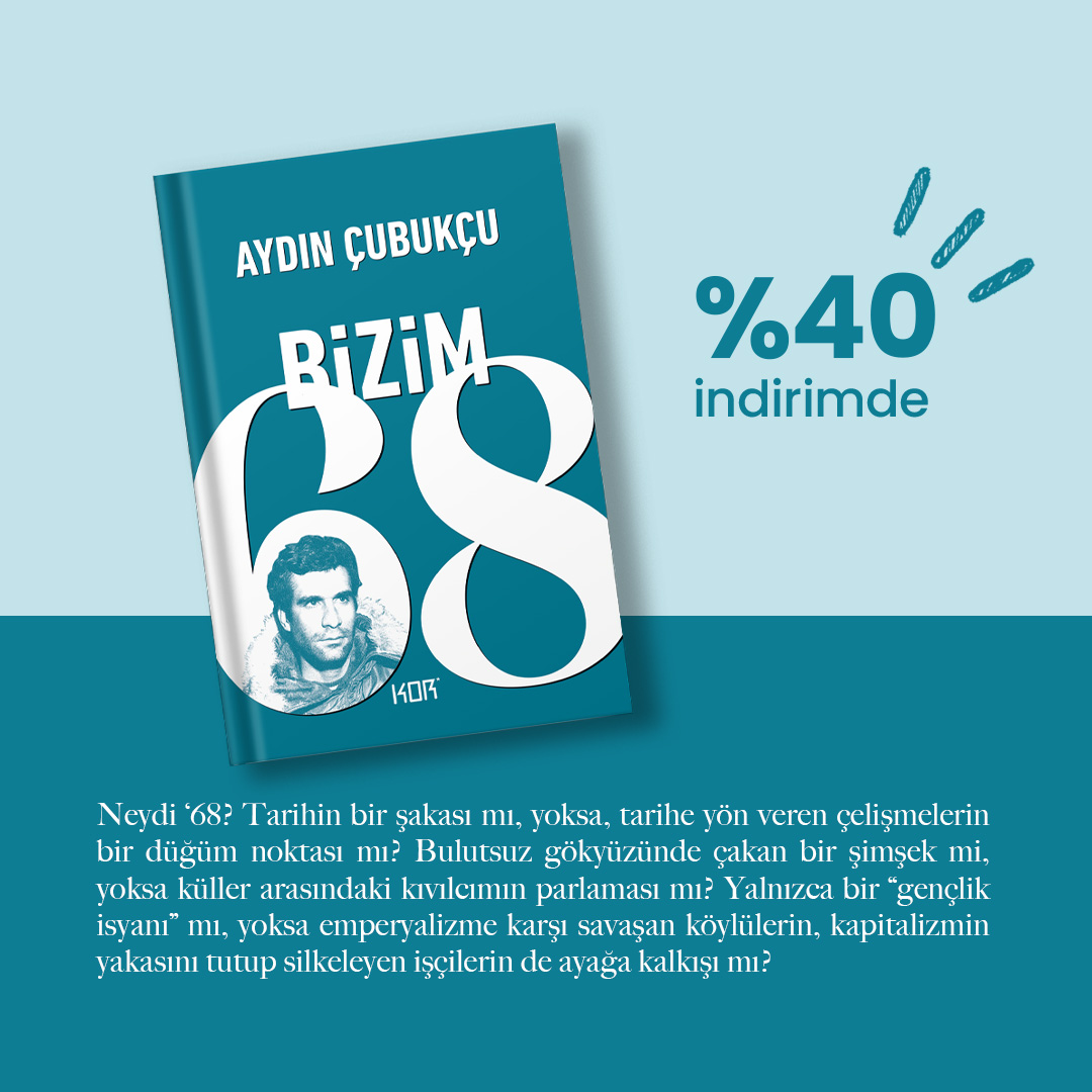 Aydın Çubukçu'nun kaleme aldığı 'Bizim 68' kitabı 6 Mayıs'a özel bu hafta boyunca %40 indirimde 👇 ginkokitap.com/bizim-68-karto… #6Mayıs1972