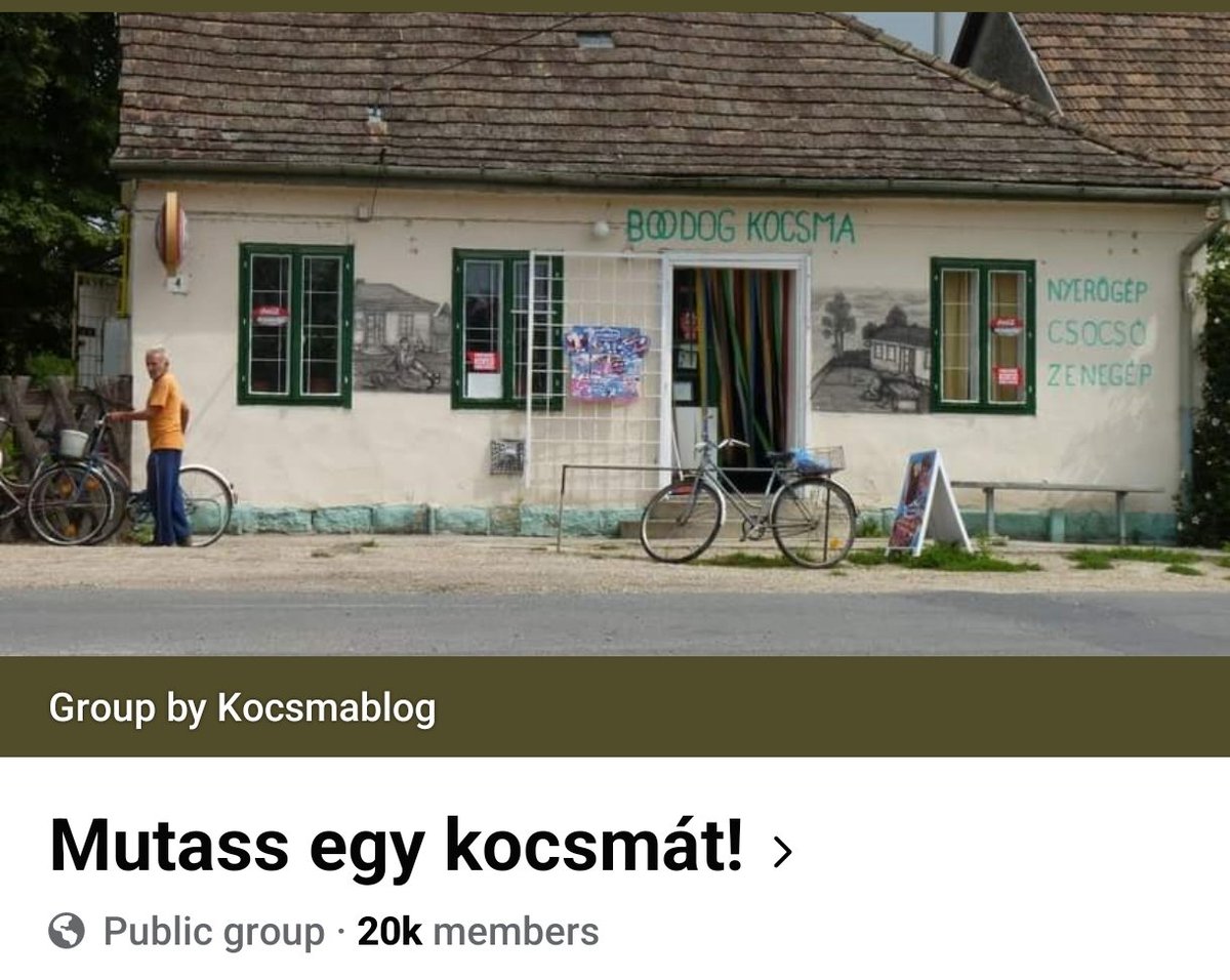 For those of you who live in or visit Hungary 🇭🇺 I recommend following this FB group 'Mutass egy kocsmát!' Perhaps the single best pubs-related Facebook group I've found. Great tips, an engaged community and diverse recommendations. Also includes some pubs elsewhere in Europe 👍