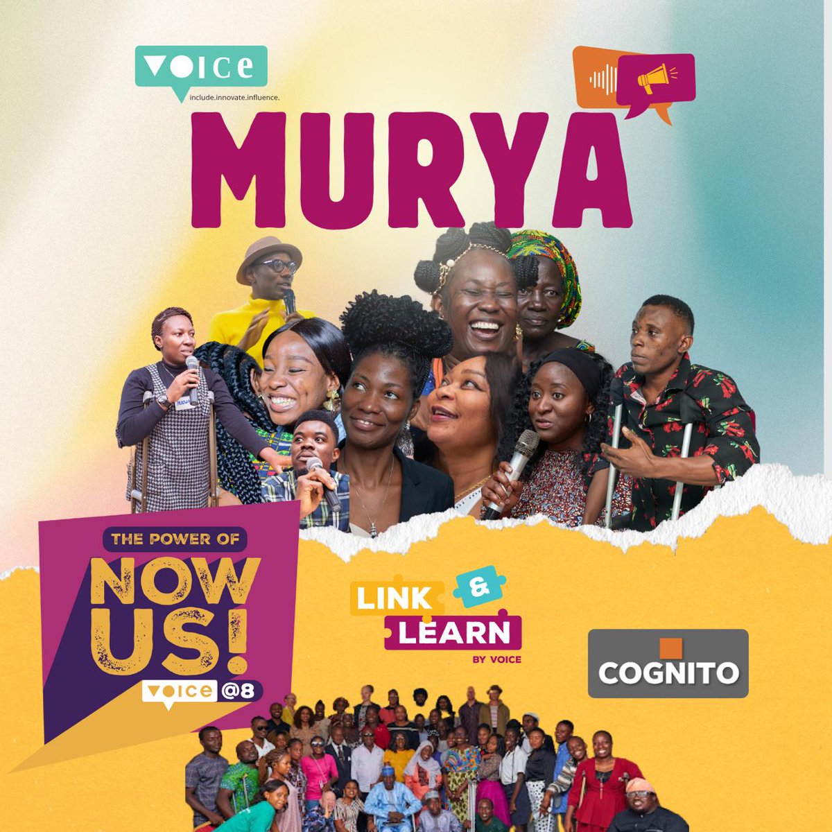 'Murya' is the official theme of our Voice close-out event. Murya means Voice in Hausa language - one of the 3 most widely spoken languages in Nigeria and Africa. As we countdown to the close out of the @voicetweetz program in Nigeria in a few weeks, 1/2