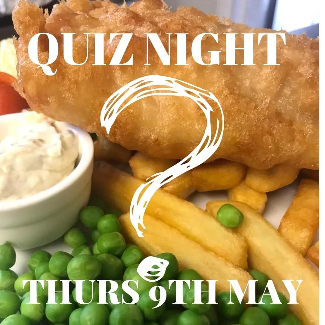 ❓️QUIZ NIGHT THURSDAY 9TH MAY❓️

Teams of maximum 6 people
£8 per person includes Fish & Chip Supper - Veggie Burger & Chips alternative.

Book your table with us 01604 686700 

#pubquiz #justforfun #maidwell #supportyourlocal #northamptonpub #northamptonshire