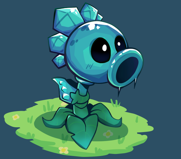 ice pea, its a day late but happy birthday #pvz! truly love this game❤️