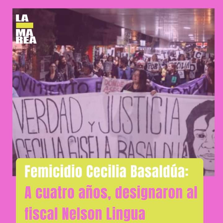 La causa por el femicidio de Cecilia Basaldúa tiene nuevo fiscal.
A cuatro años de la aparición de su cuerpo sin vida, marcharon en Córdoba y Capilla del Monte.

Gentileza <a href="/CDM_Noticias/">CDMnoticias</a>

lamareanoticias.com.ar/2024/05/05/nel…