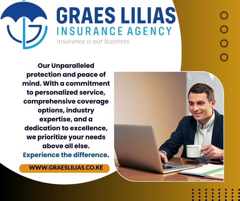 we are your trusted partner in safeguarding what matters most. Experience the difference with Graes Lilias Insurance Agency and embark on a journey towards a secure and prosperous future
#insurance 
#CustomerExperience 
#Uniquesolutions
#graesliliasinsuranceagency