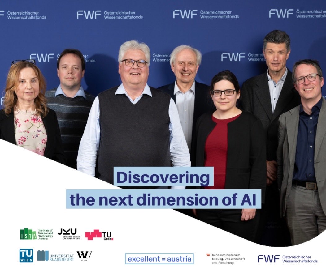 I’m excited to be part of the new ⁦@FWF_at⁩ Cluster of Excellence: Bilateral Artificial Intelligence and look forward to collaborating with colleagues from ⁦@tuvienna⁩ ⁦@jkulinz⁩ ⁦@wu_vienna⁩ ⁦@ISTAustria⁩ ⁦@uni_klagenfurt⁩ ⁦