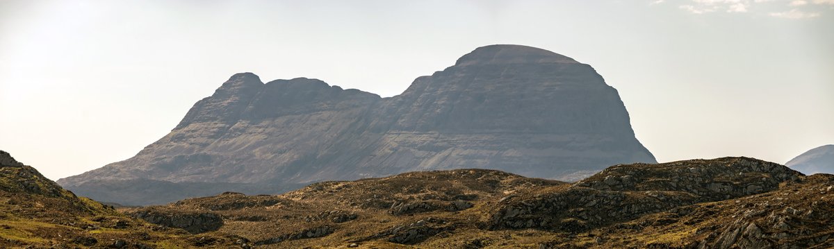 Suilven rising above the Assynt moorland on Friday morning.

#StormHour #scotspirit #visitscotland #highlandcollective #NC500 #naturephotography #bookphotography #landscapehunter #NWHGeopark #landscape_focus_on #photographyclass #landscapephotography #isleofskyescotland
