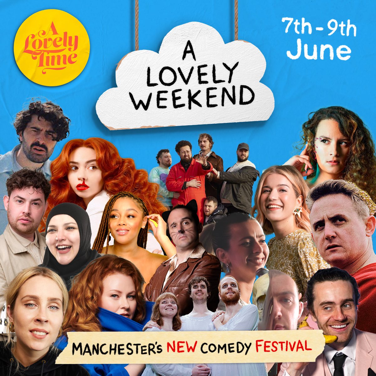 Missed out on @machcomedyfest this weekend? Or even if you just want more Mach-esque vibes? Come on down to @FSCMCR in June for A Lovely Weekend. Manchester’s new comedy festival. 🎟 weekend passes: seetickets.com/event/a-lovely… 🎟 all shows: seetickets.com/tour/a-lovely-…