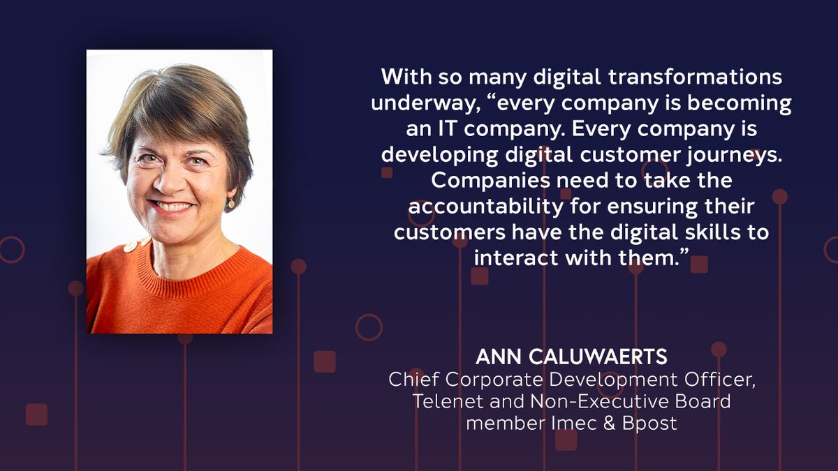 GIGAEurope (@gigaeurope) on Twitter photo What are leaders in private companies, such as <a href="/AnnCaluwaerts/">Ann Caluwaerts</a> at <a href="/Telenet/">Telenet</a> , doing to boost #digital skills in Europe and contribute to the <a href="/EU_Commission/">European Commission</a> Digital Decade targets? What are leaders in private companies, such as <a href="/AnnCaluwaerts/">Ann Caluwaerts</a> at <a href="/Telenet/">Telenet</a> , doing to boost #digital skills in Europe and contribute to the <a href="/EU_Commission/">European Commission</a> Digital Decade targets?