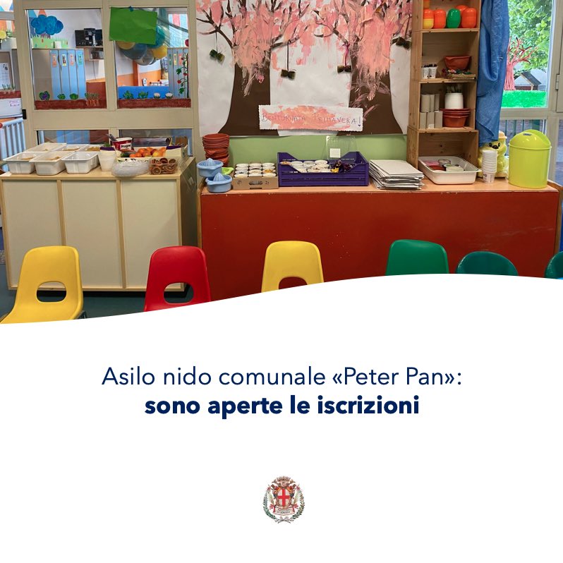 🟠 Aperte le iscrizioni all’asilo nido comunale “Peter Pan”
⤵️
comune.savigliano.cn.it/servizi/notizi…
.
#savigliano #vivosavigliano #asilonido #iscrizioni