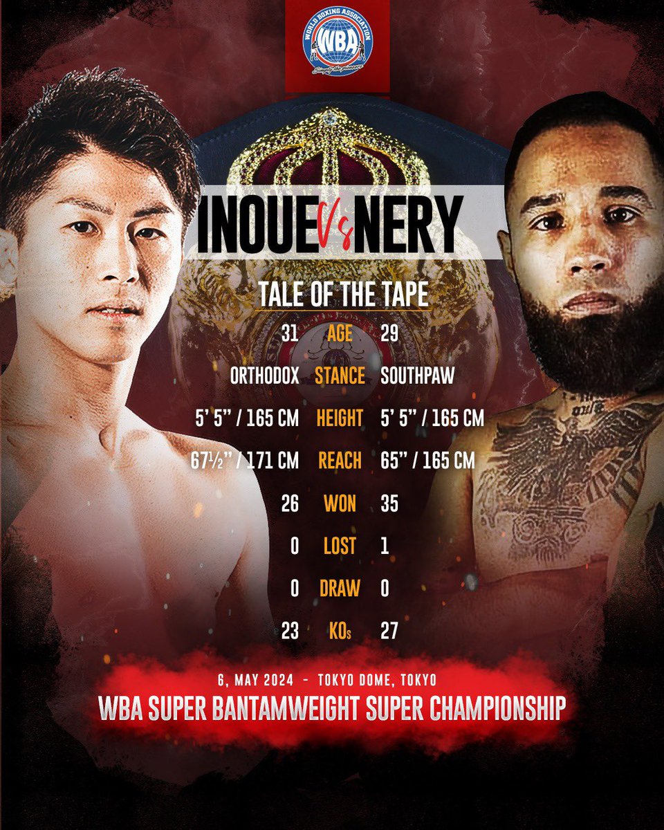 Coming up next 🔥 Who’s your favorite? 👀 #Boxing #Boxeo #WBABoxing #WBA #InoueNery