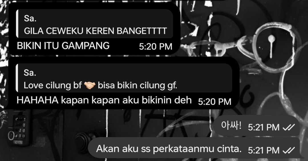 Akan ku abadikan.