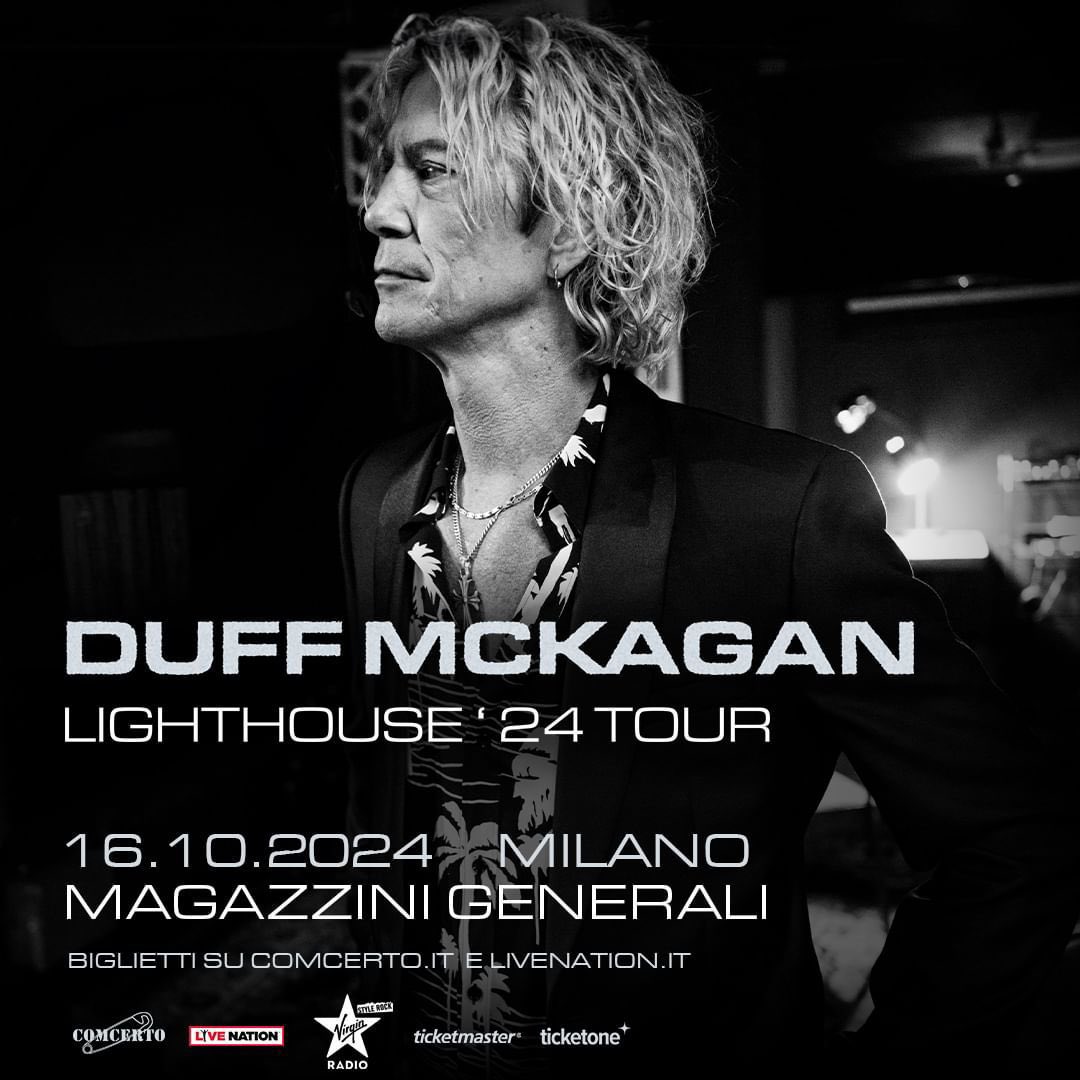 GO @DuffMcKagan GO🇺🇸🤘🏻 Live in Milan.. Official Radio @VirginRadioIT by @LiveNationIT #Duffmckagan #rocker #live #concert #Milan