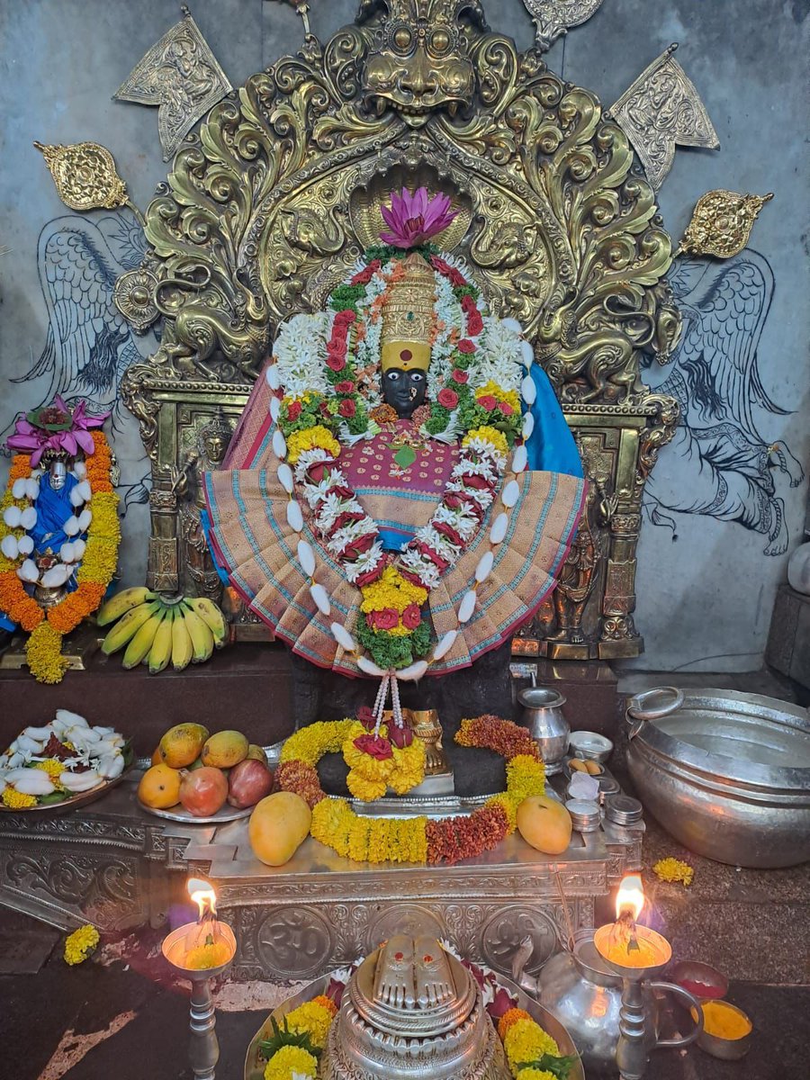 Kolhapur Mahalakshmi Today's Morning Alankaram